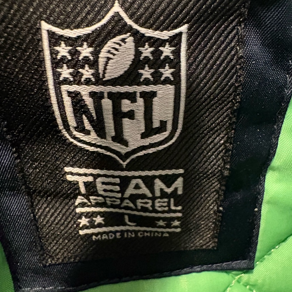 NFL Seattle Seahawks Starter Jacket- large - Picture 5 of 10